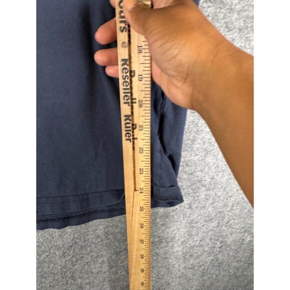 Hollister Shirt Men Medium Short Sleeve Blue Spell Out Preppy Academia Californi - Picture 4 of 6